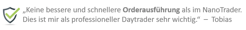 Broker beste Orderausfuehrung.
